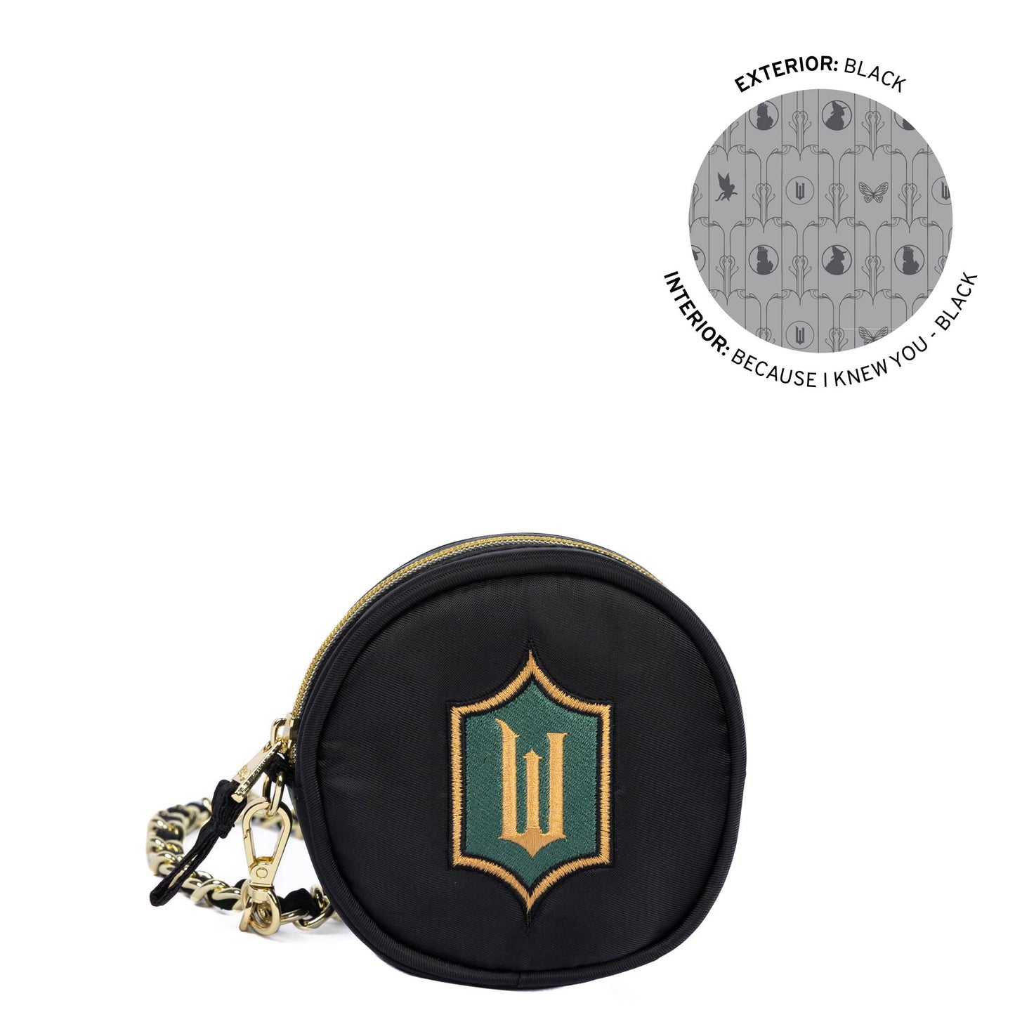 Wicked x Lug Ozwheel Circle Pouch & Metal Chain Wristlet