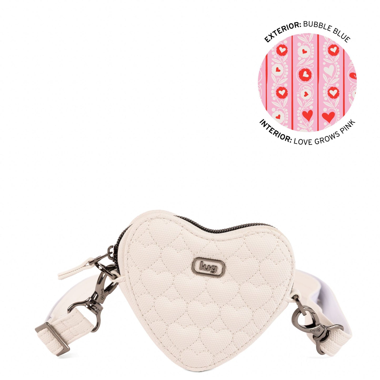 Heartbeat Matte Luxe VL Mini Crossbody Bag