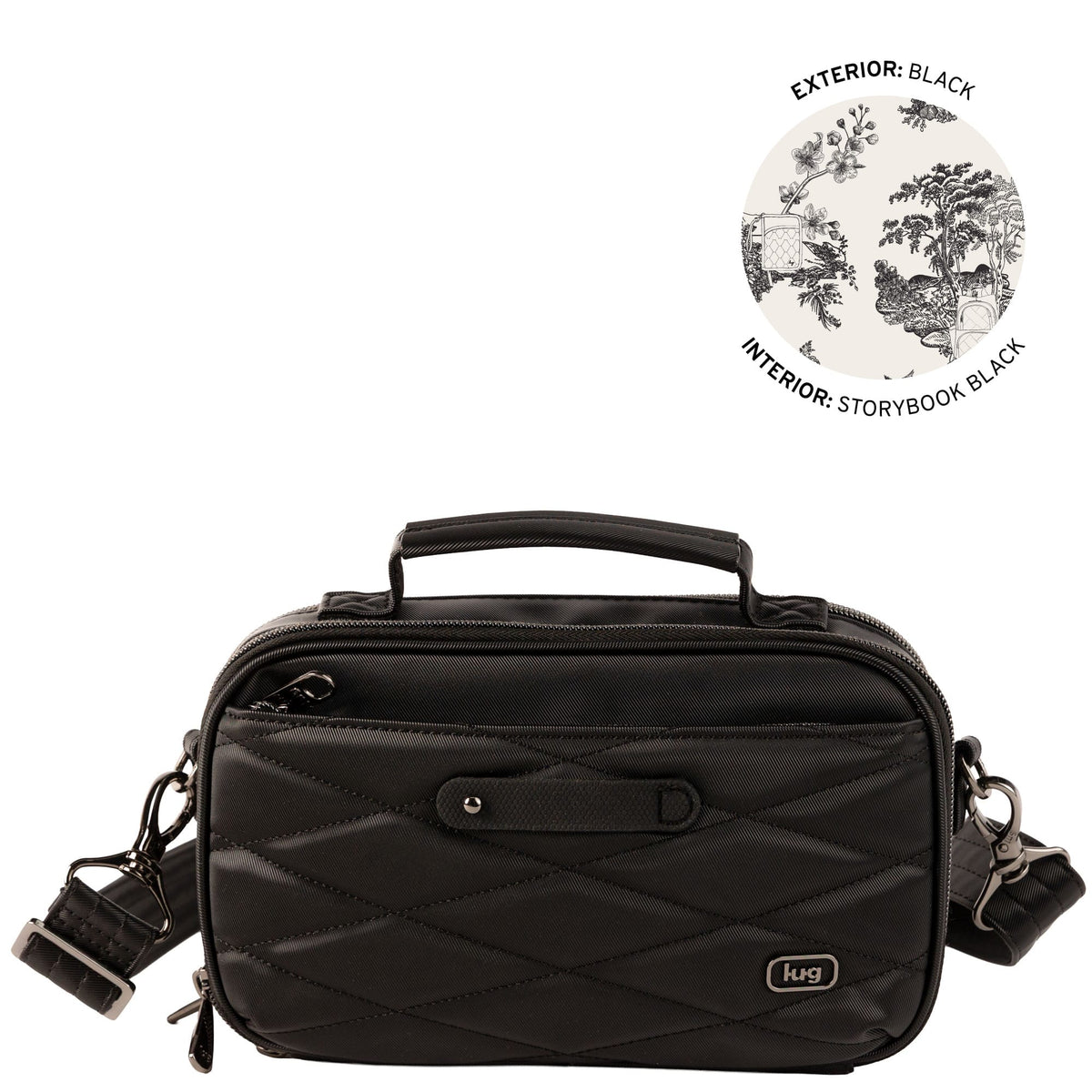 Legacy Collection Roundabout Satin Luxe VL Crossbody Bag