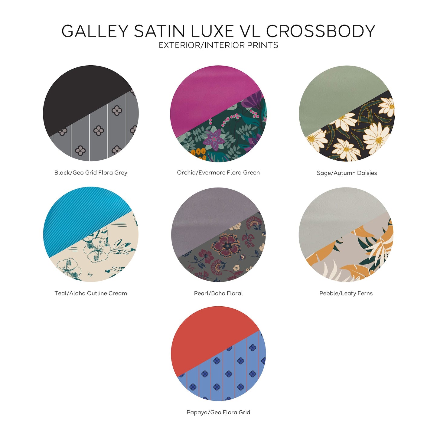 Galley Satin Luxe VL Portfolio Crossbody Bag *Final Sale*