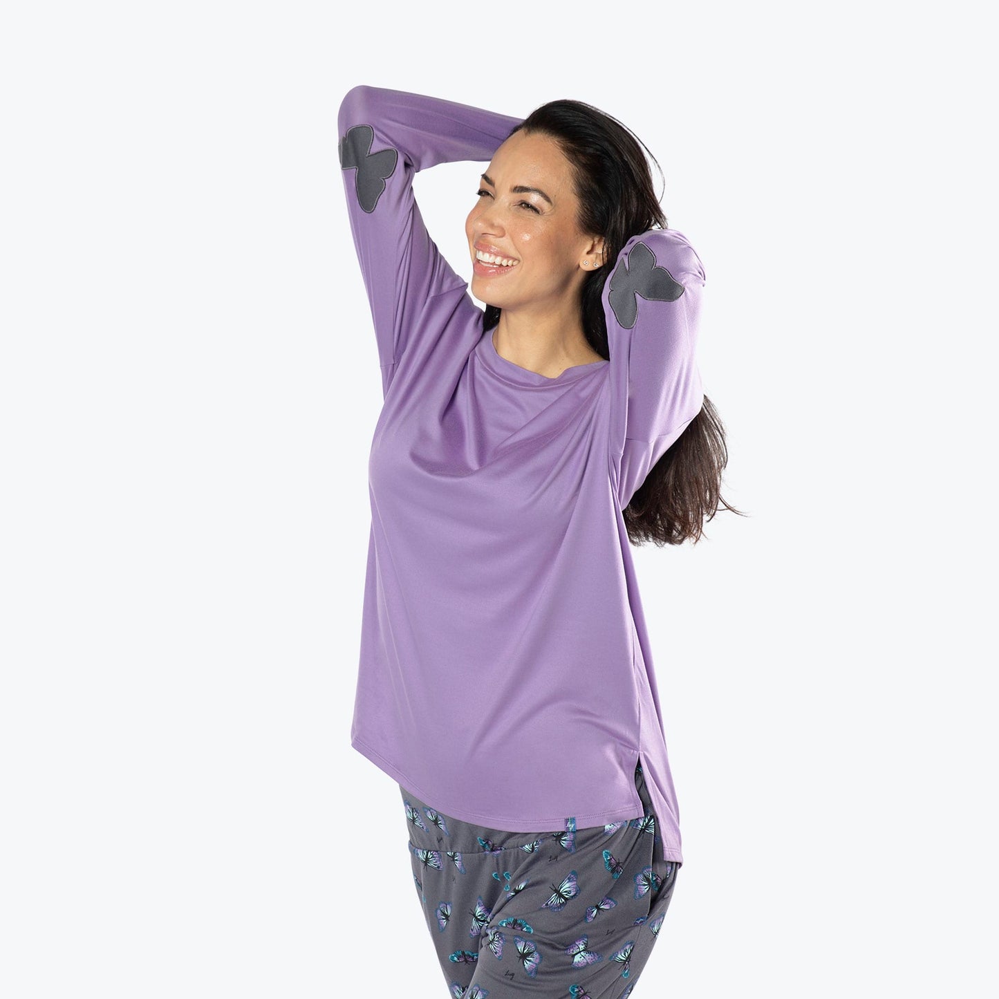 Jitterbug Long Sleeve Pajama Top