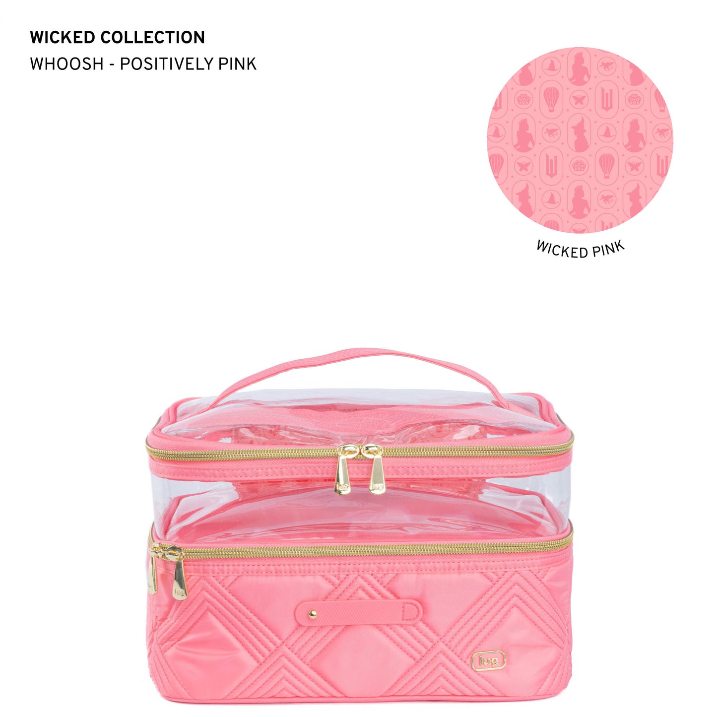 Wicked x Lug Whoosh Clearview Cosmetic Case