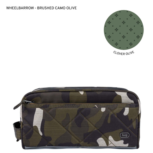 Wheelbarrow Brushed Dopp Kit