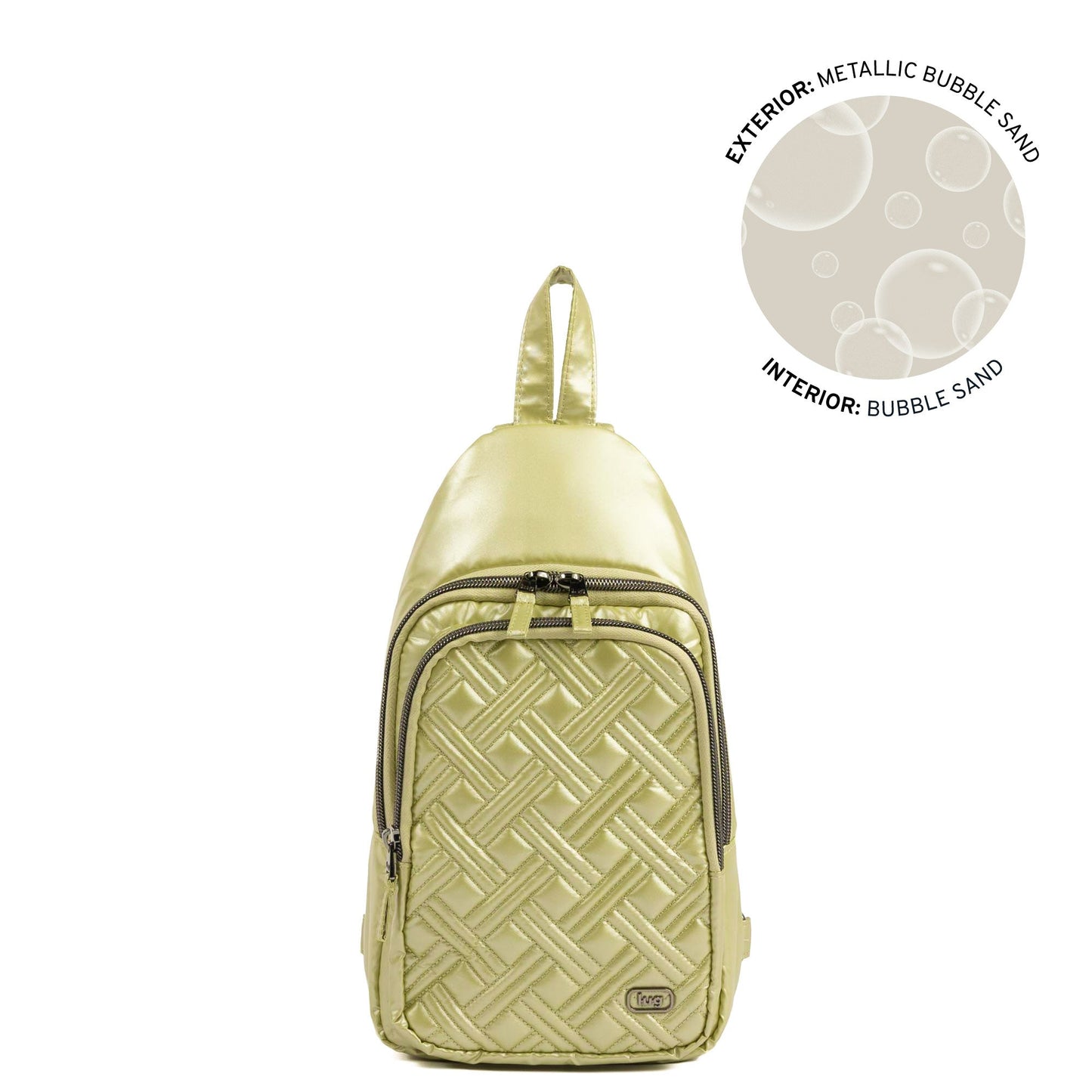 Scurry Sling Bag - METALLIC BUBBLE SAND - 24538_Scurry_MetallicBubbleSand_Angle_01_zmy8tw
