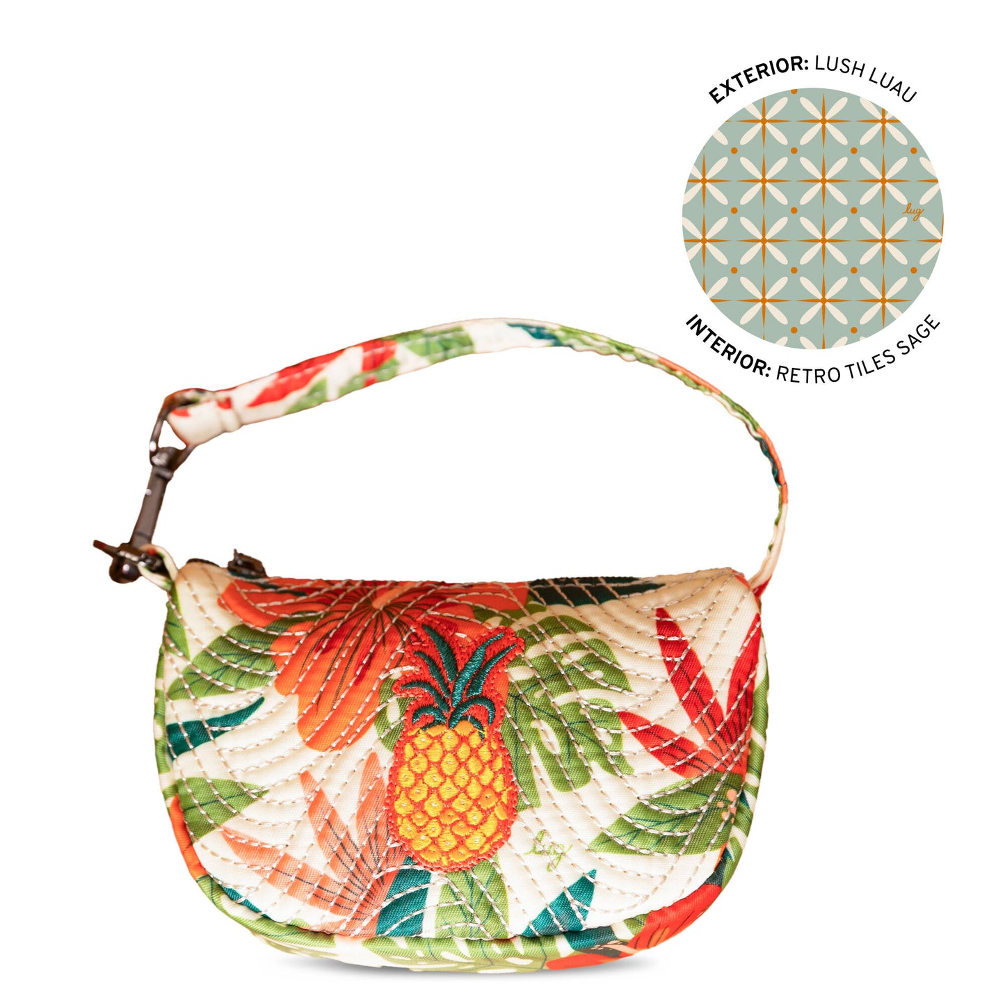 Embroidered Disco Pouch