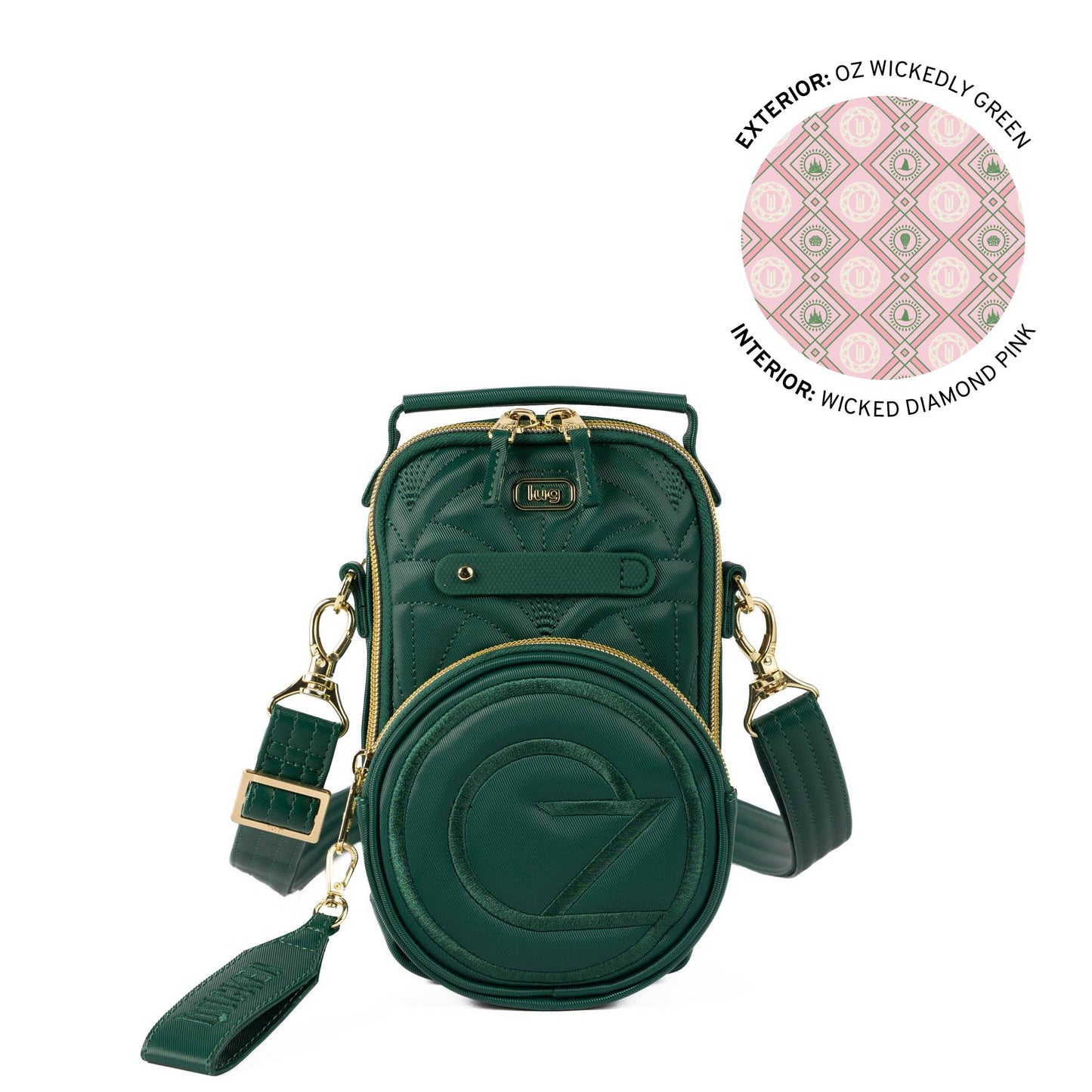Wicked x Lug Skeeter Mini Bridge SE Satin Luxe VL Convertible Crossbody Bag