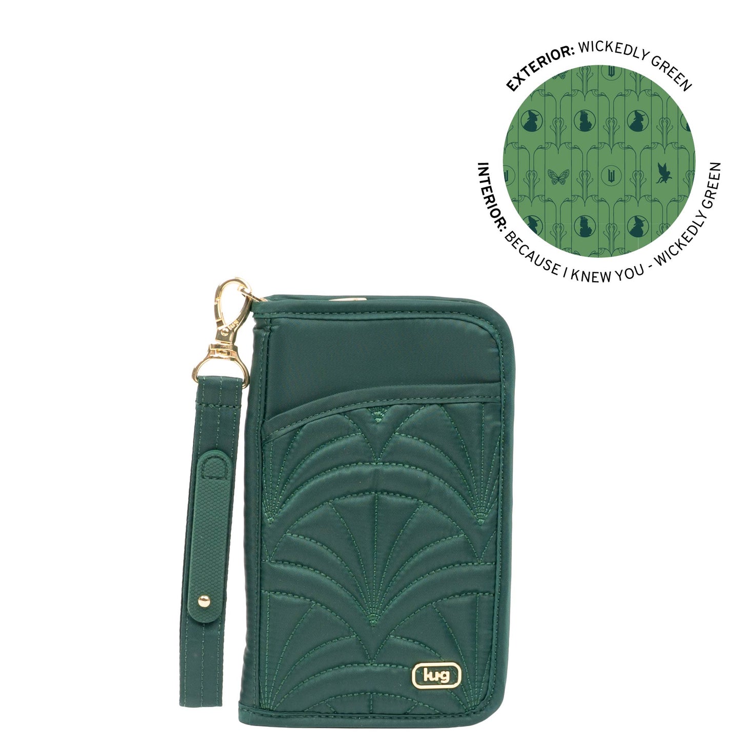 Wicked x Lug Tandem Zip RFID Wallet