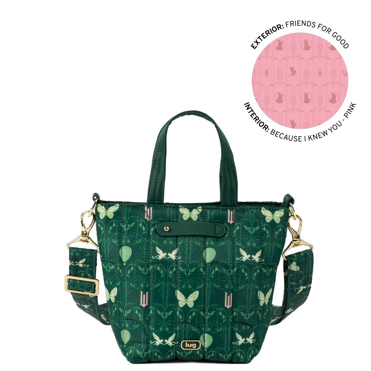 Wicked x Lug Tip Toe Crossbody Bag
