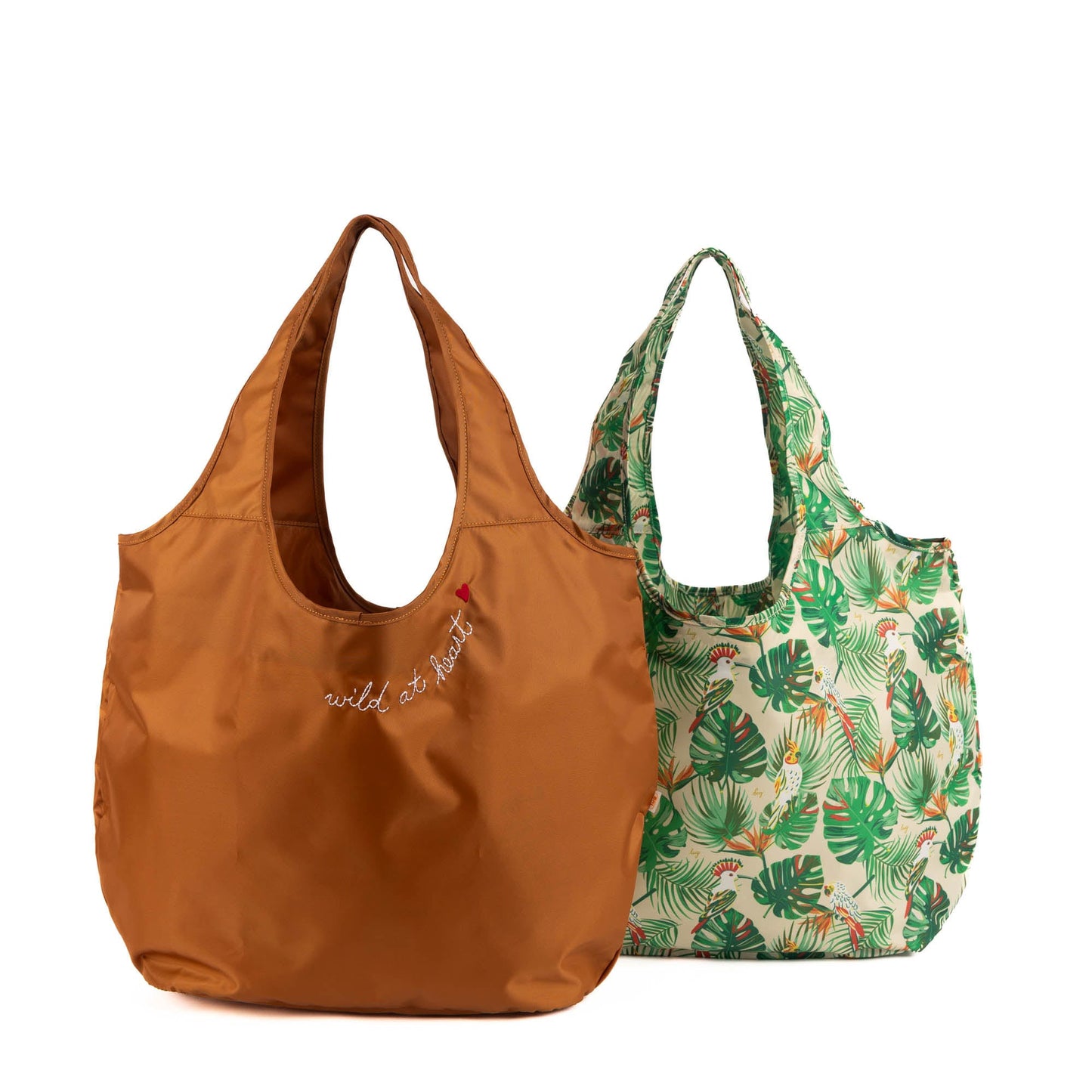 Eco Shopper Set of 2 with Embroidery