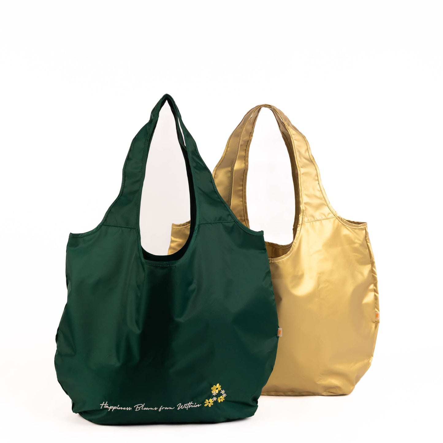 Eco Shopper Set of 2 with Embroidery