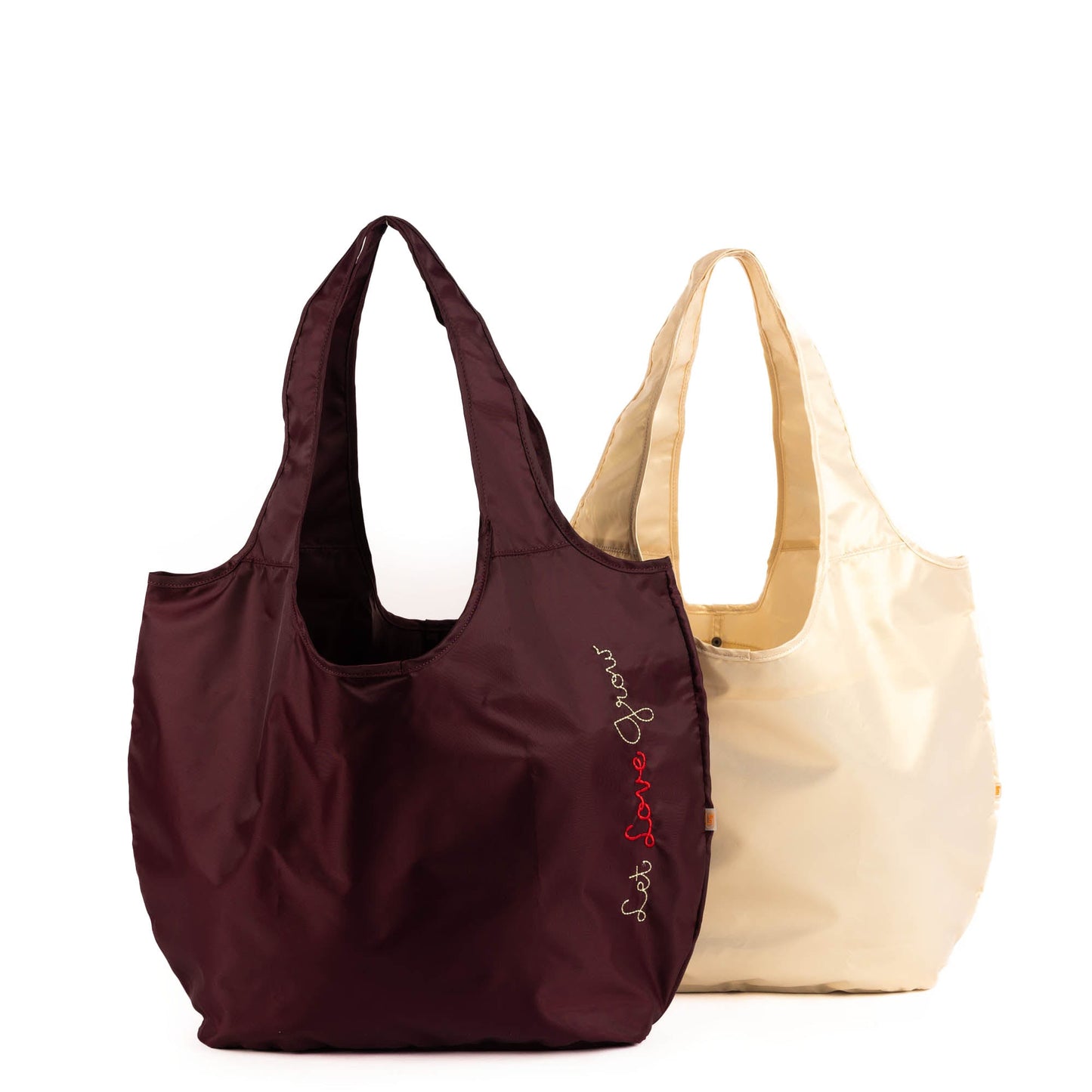 Eco Shopper Set of 2 with Embroidery