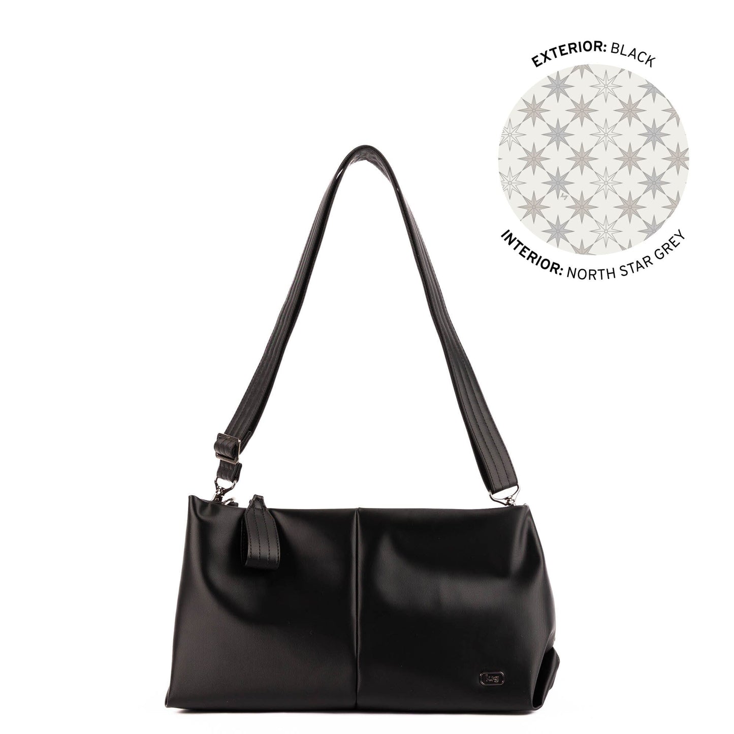 Half Plunge Satin Luxe VL Crossbody Bag