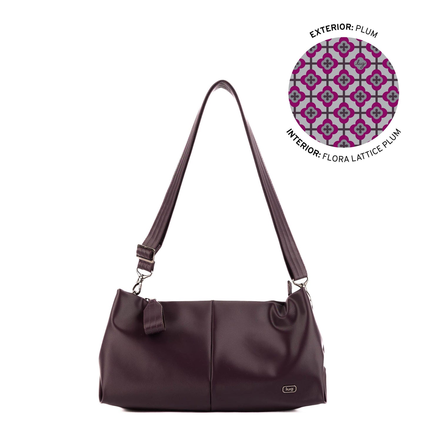Half Plunge Satin Luxe VL Crossbody Bag