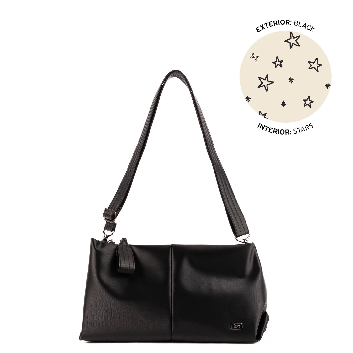 Half Plunge Satin Luxe VL Crossbody Bag
