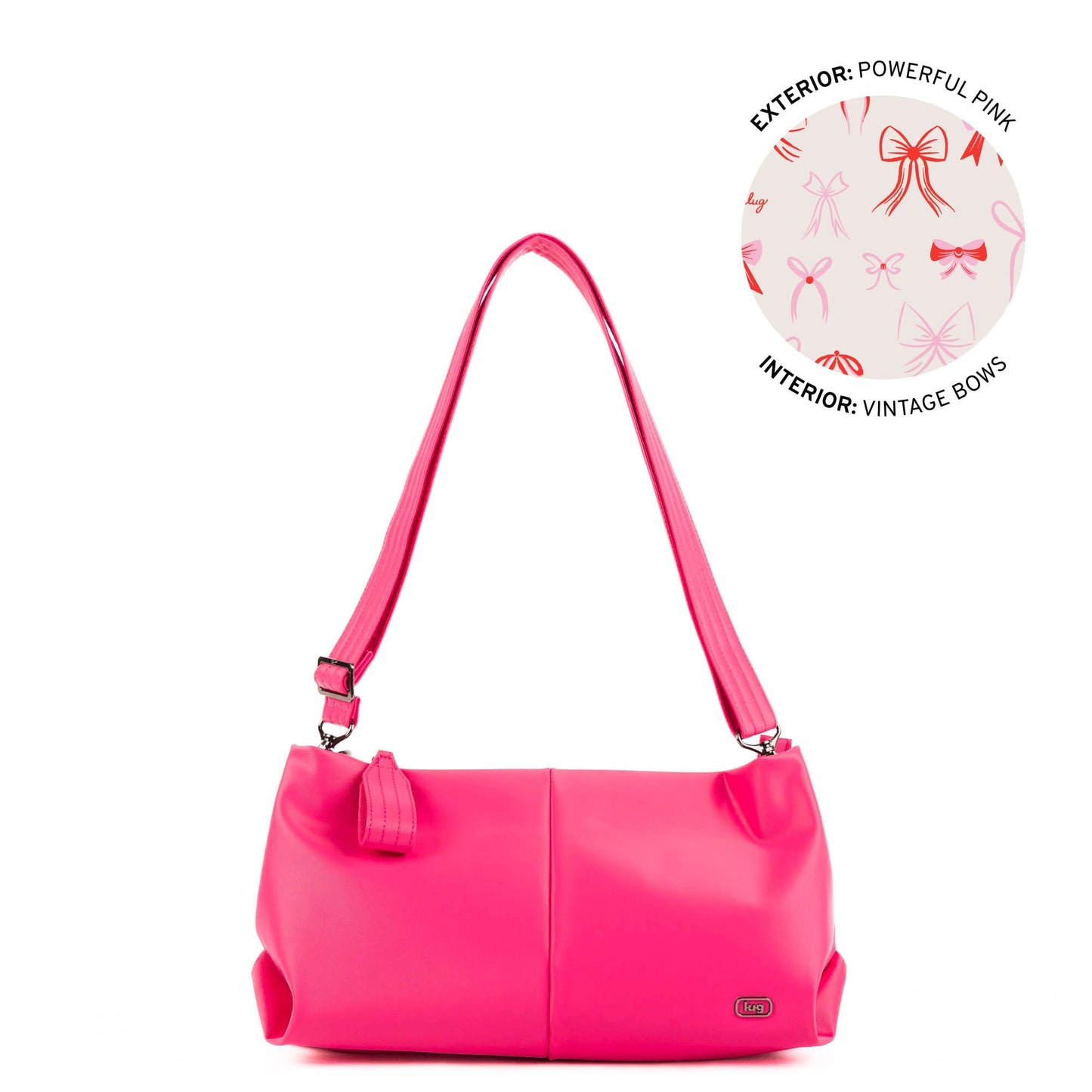 Half Plunge Satin Luxe VL Crossbody Bag