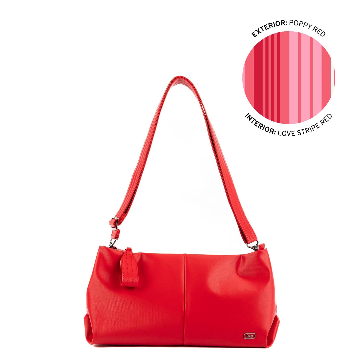 Half Plunge Satin Luxe VL Crossbody Bag