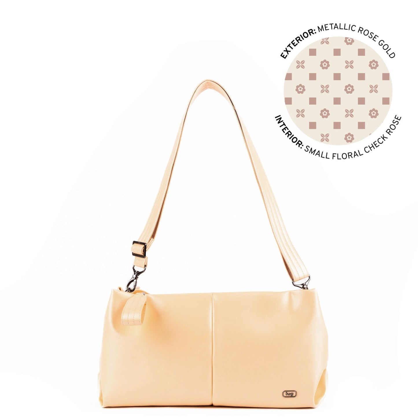 Half Plunge Satin Luxe VL Crossbody Bag