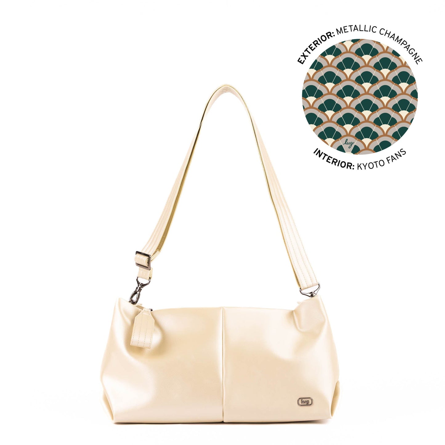 Half Plunge Satin Luxe VL Crossbody Bag