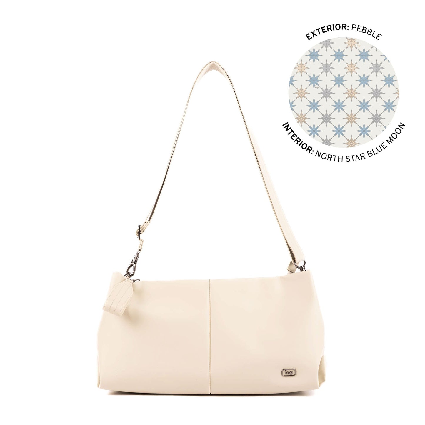 Half Plunge Satin Luxe VL Crossbody Bag