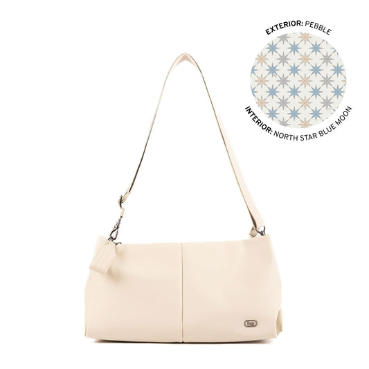 Half Plunge Satin Luxe VL Crossbody Bag