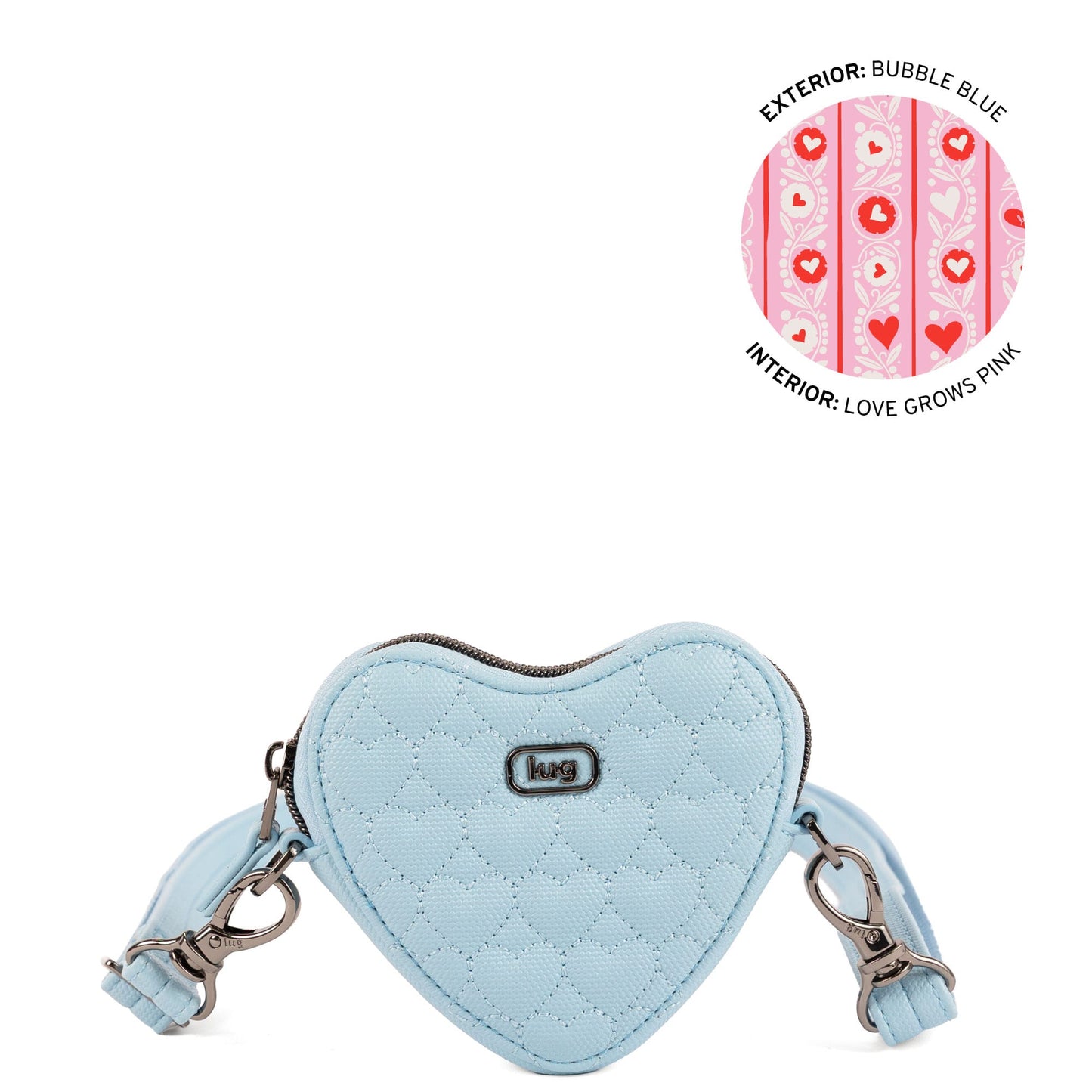 Heartbeat Matte Luxe VL Mini Crossbody Bag