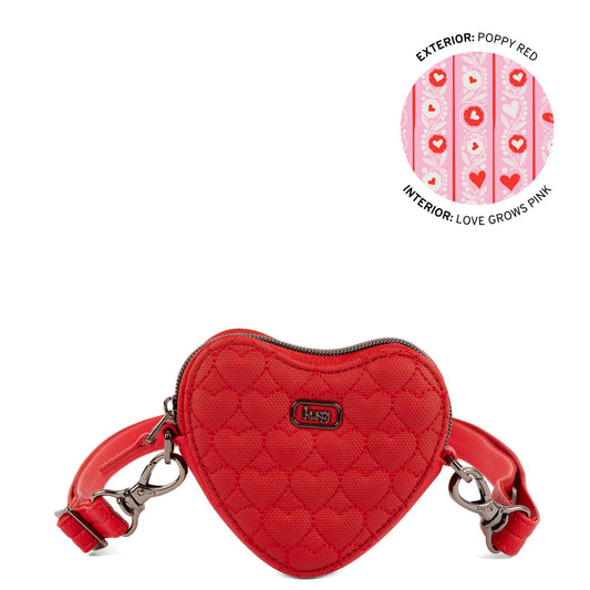 Heartbeat Matte Luxe VL Mini Crossbody Bag
