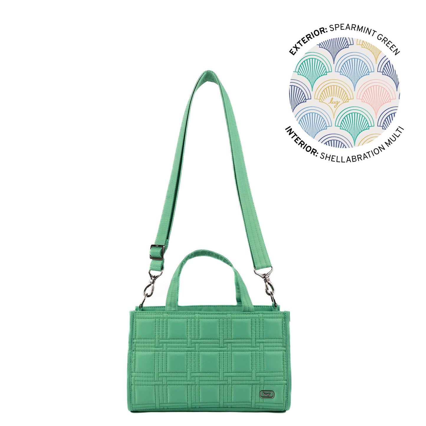 Train Top Handle Crossbody Bag