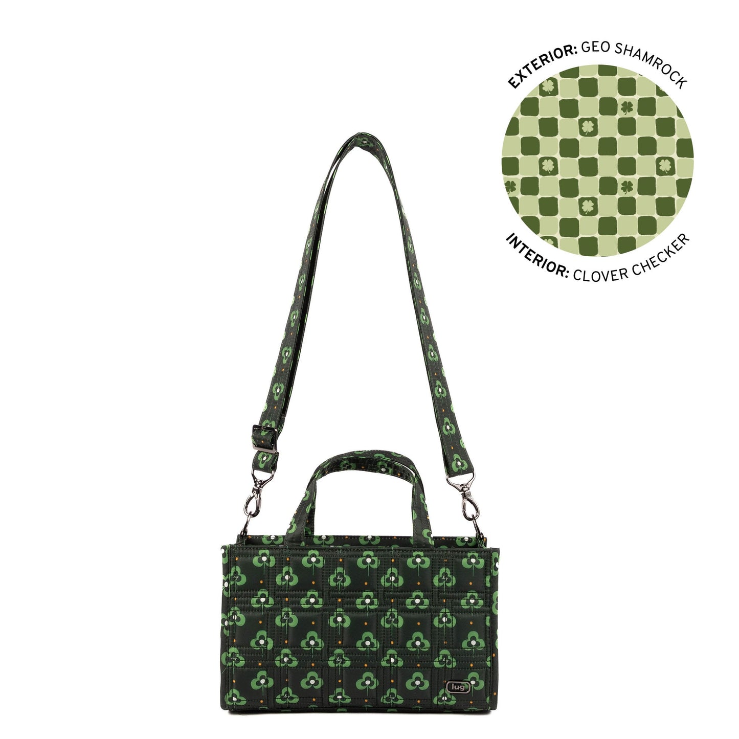 Train Top Handle Crossbody Bag