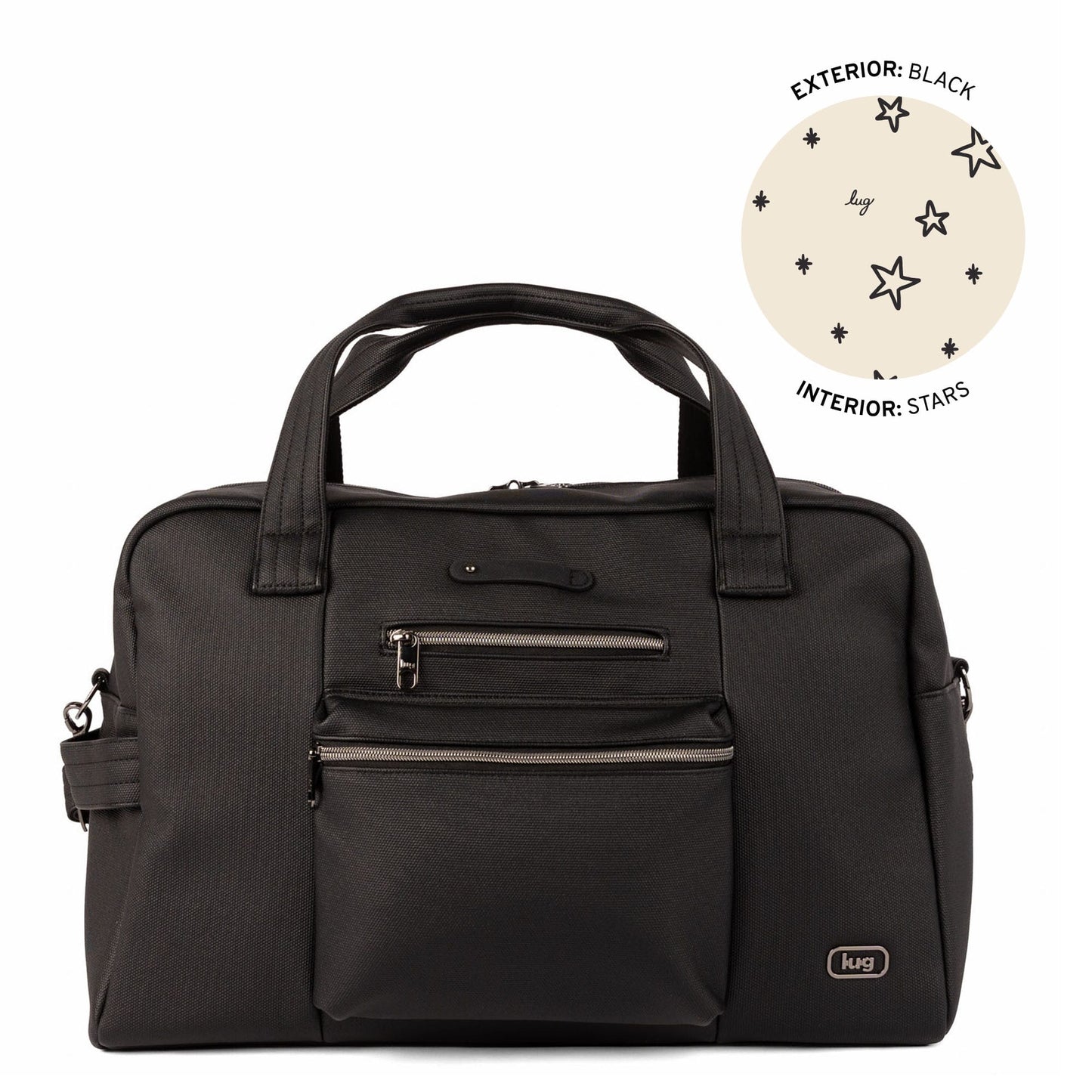 Charger Matte Luxe VL Overnight Bag with Charm Bar
