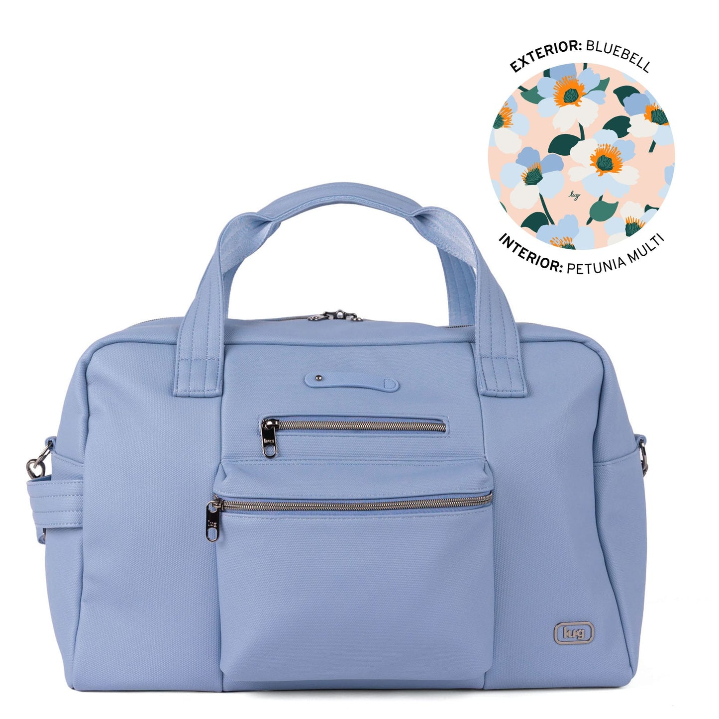 Charger Matte Luxe VL Overnight Bag with Charm Bar