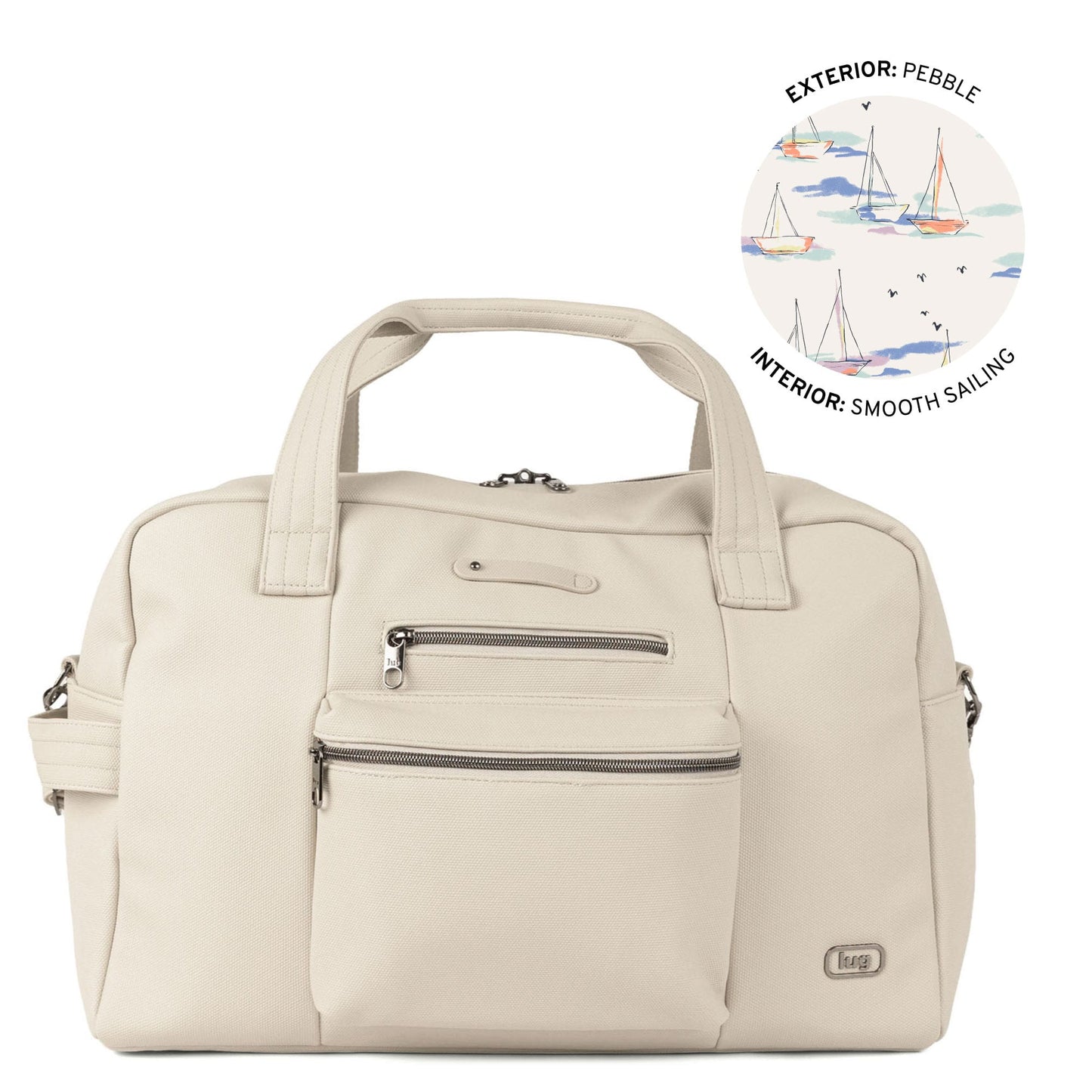 Charger Matte Luxe VL Overnight Bag with Charm Bar