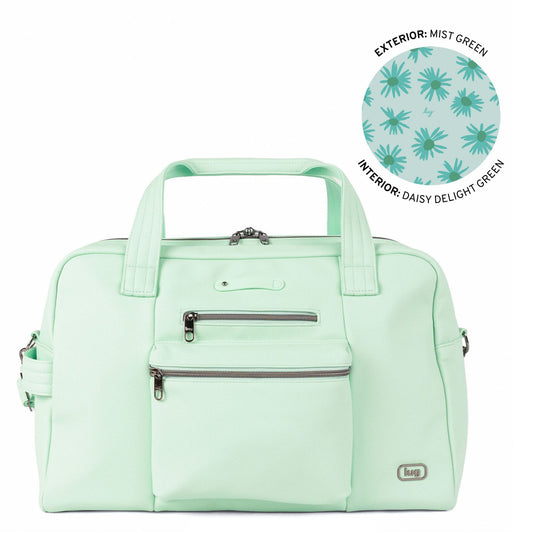 Charger Matte Luxe VL Overnight Bag with Charm Bar