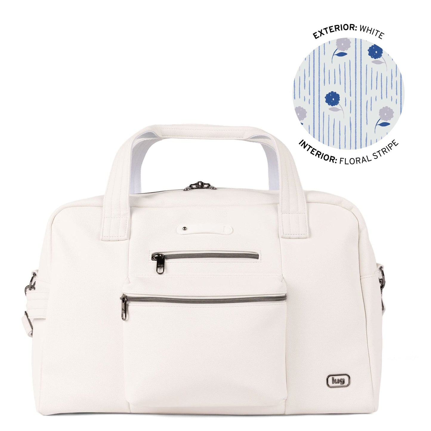 Charger Matte Luxe VL Overnight Bag with Charm Bar