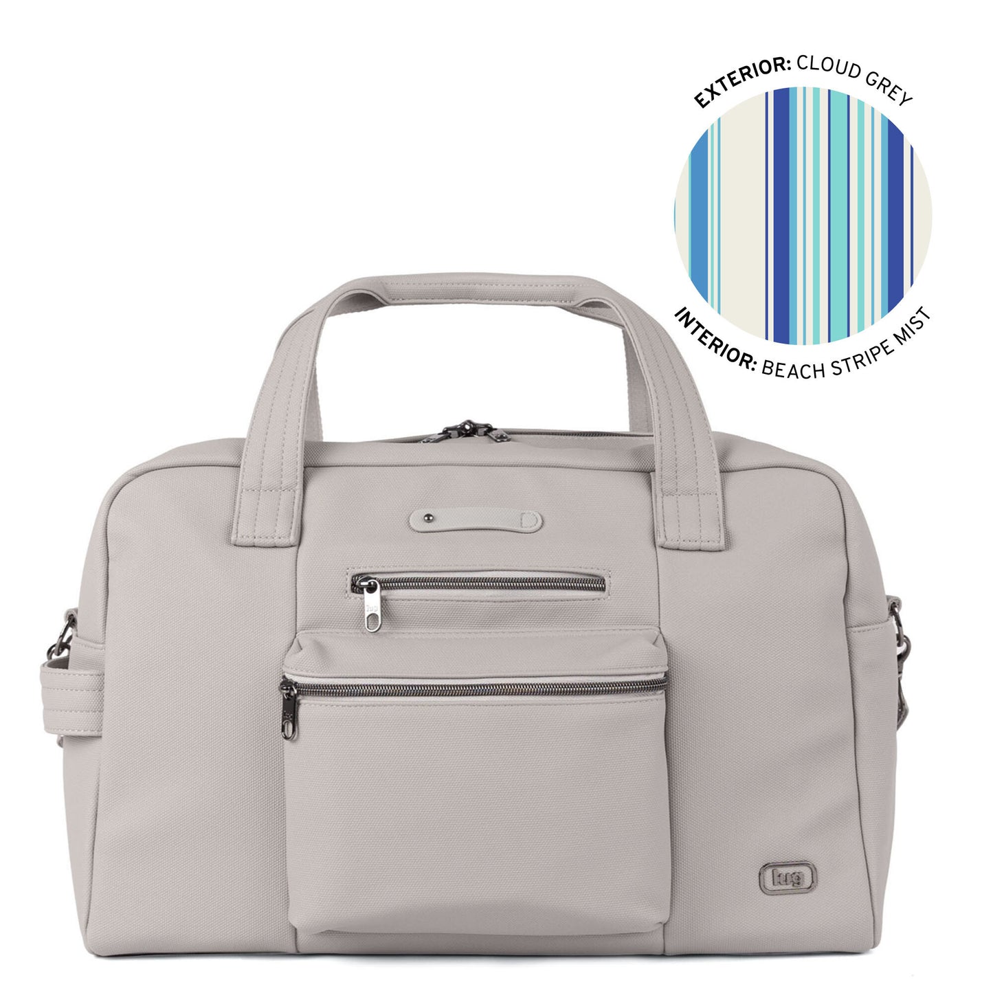 Charger Matte Luxe VL Overnight Bag with Charm Bar