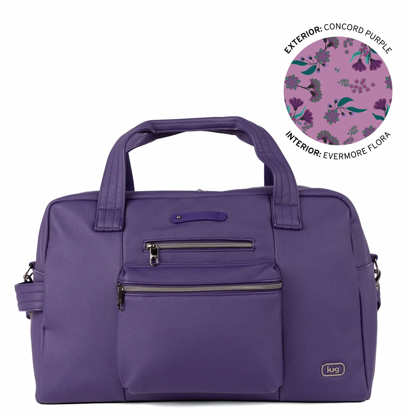 Charger Matte Luxe VL Overnight Bag with Charm Bar