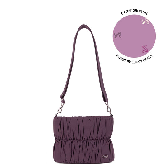 Flounce CloudGo Ruched Crossbody Bag