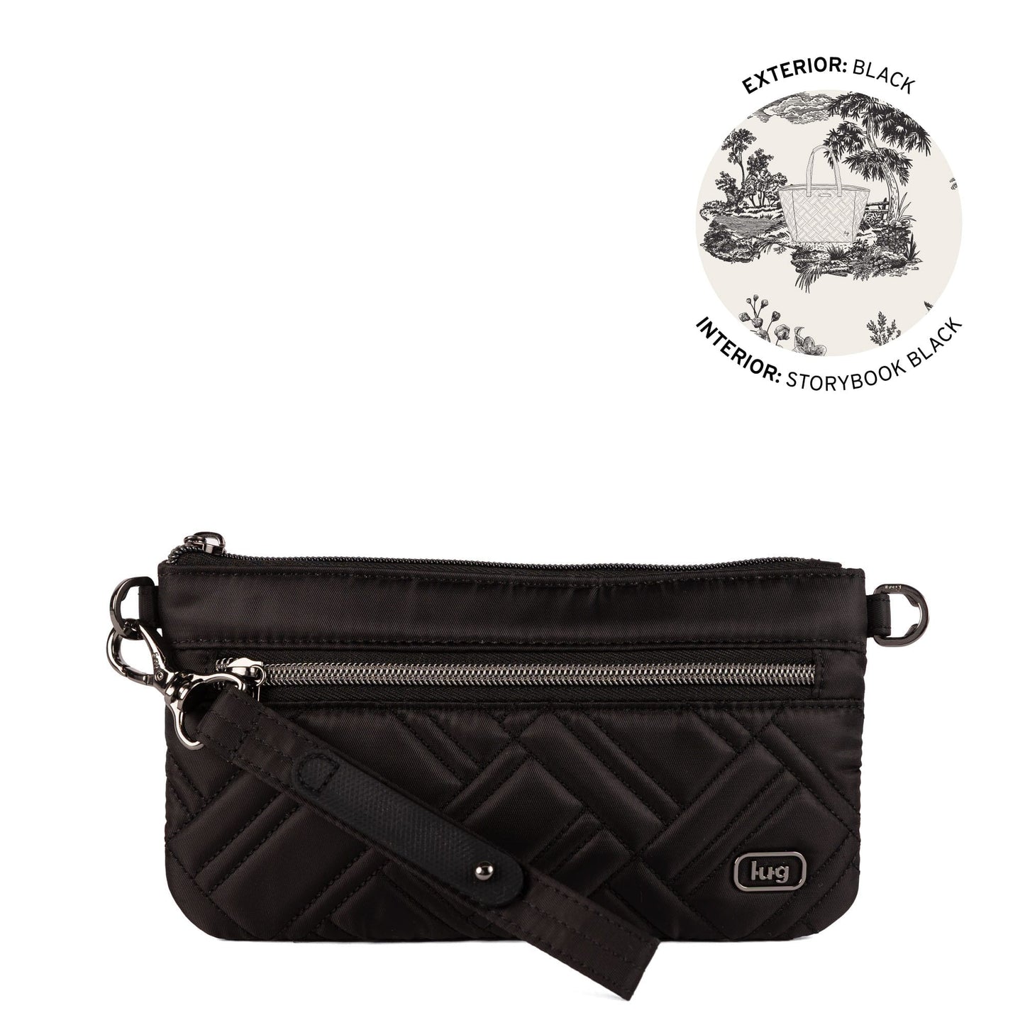 Super Metro XL Wristlet with Charm Bar