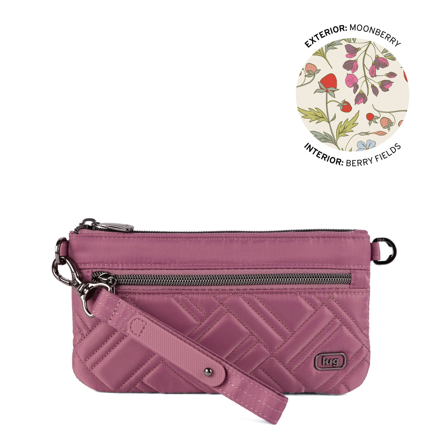 Super Metro XL Wristlet with Charm Bar