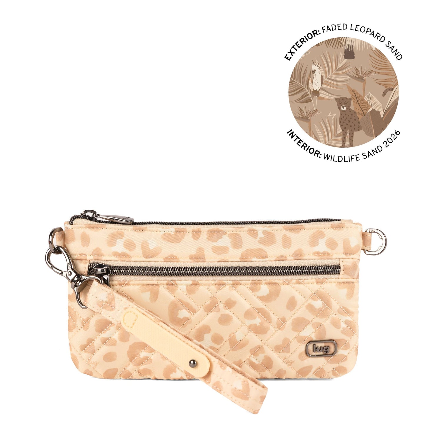 Super Metro XL Wristlet with Charm Bar