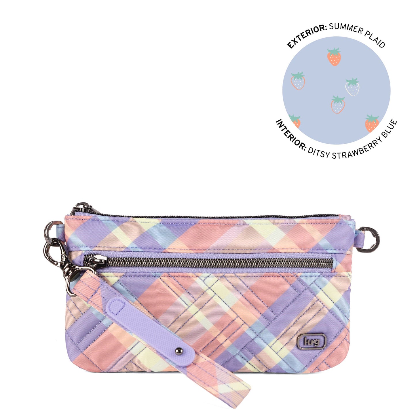 Super Metro XL Wristlet with Charm Bar
