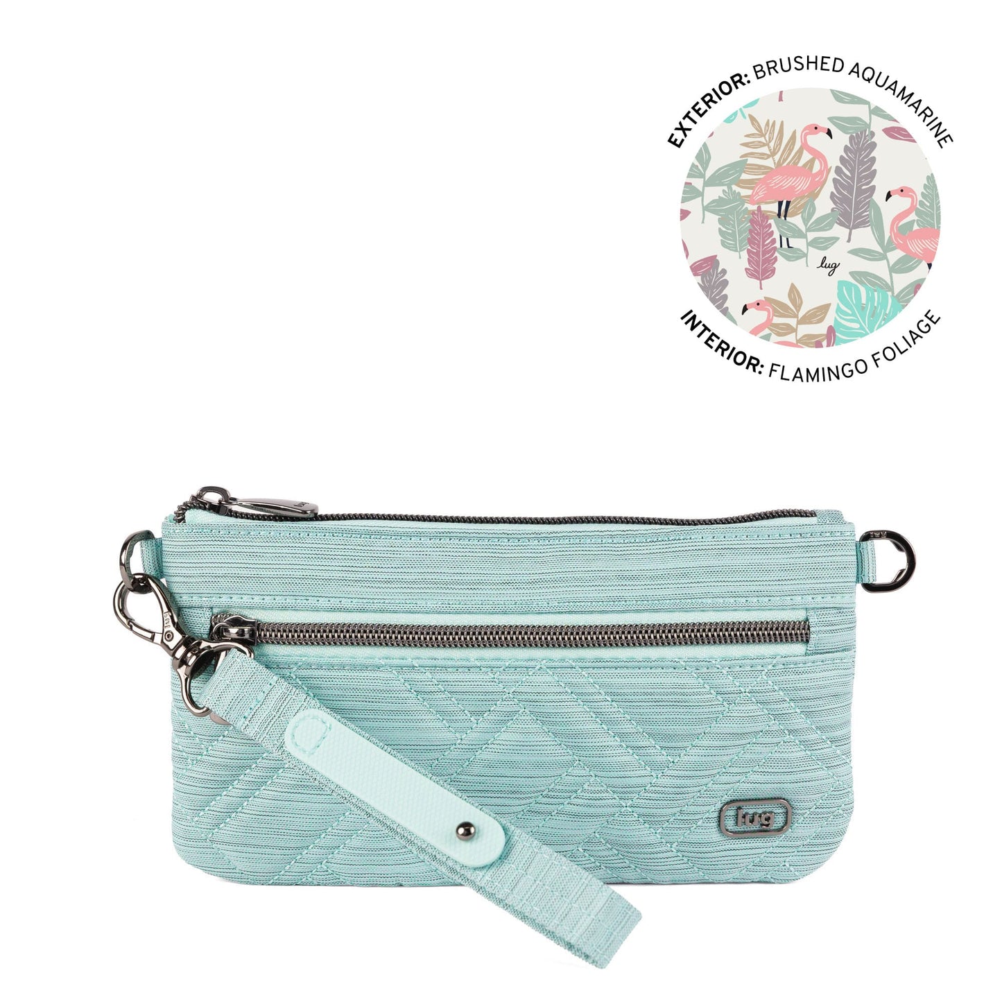 Super Metro XL Wristlet with Charm Bar