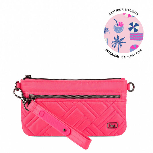 Super Metro XL Wristlet with Charm Bar