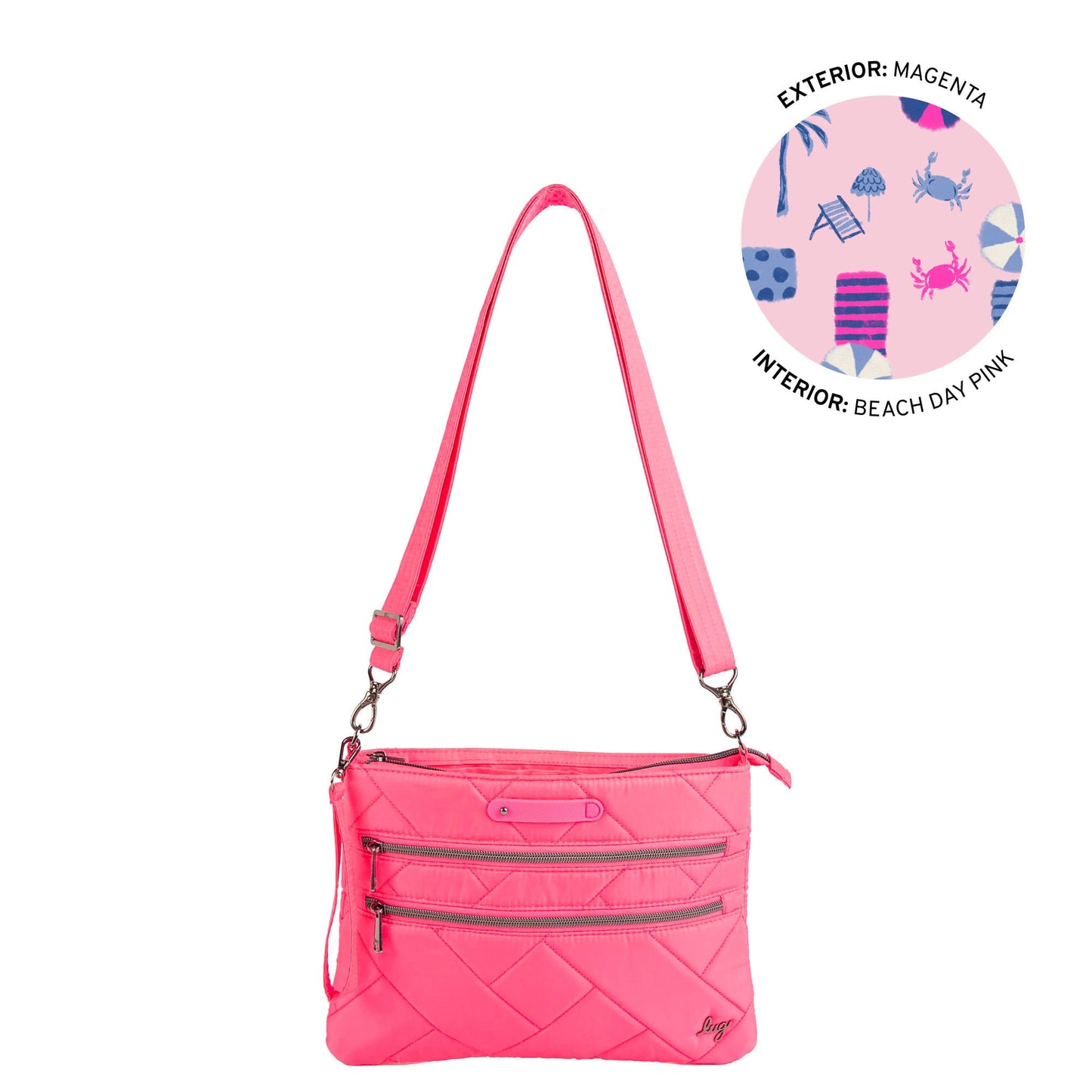 Dazzle SE Crossbody Bag with Charm Bar