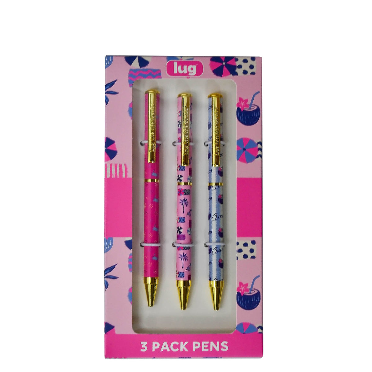 Lug Pens 3pk - Scribble