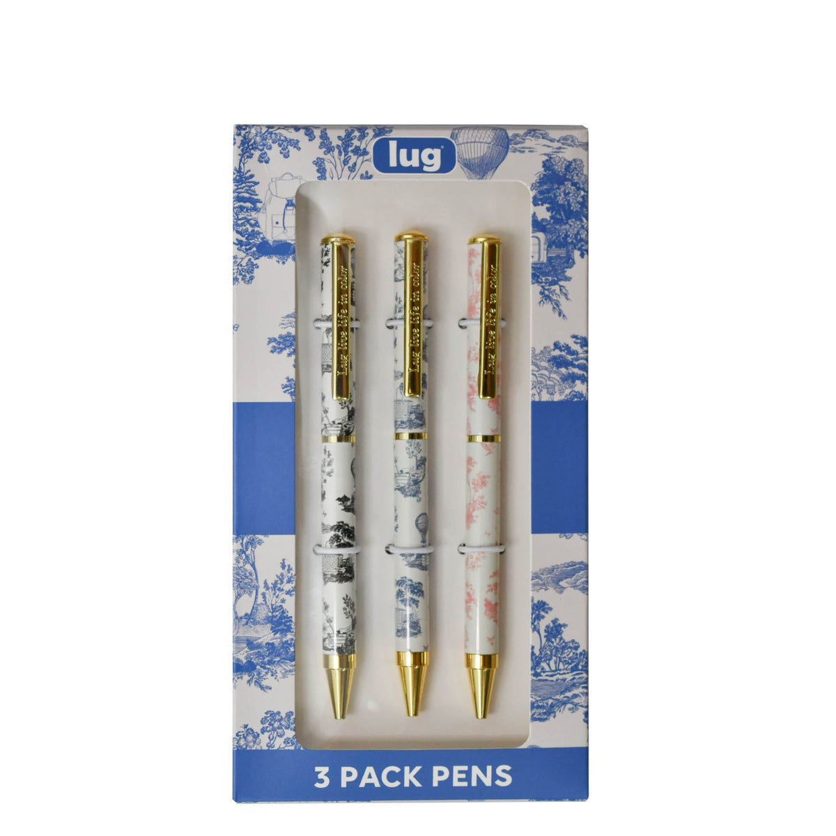 Lug Pens 3pk - Scribble