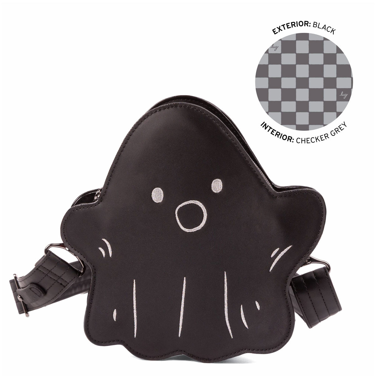 Boo Satin Luxe VL Ghost Crossbody Bag