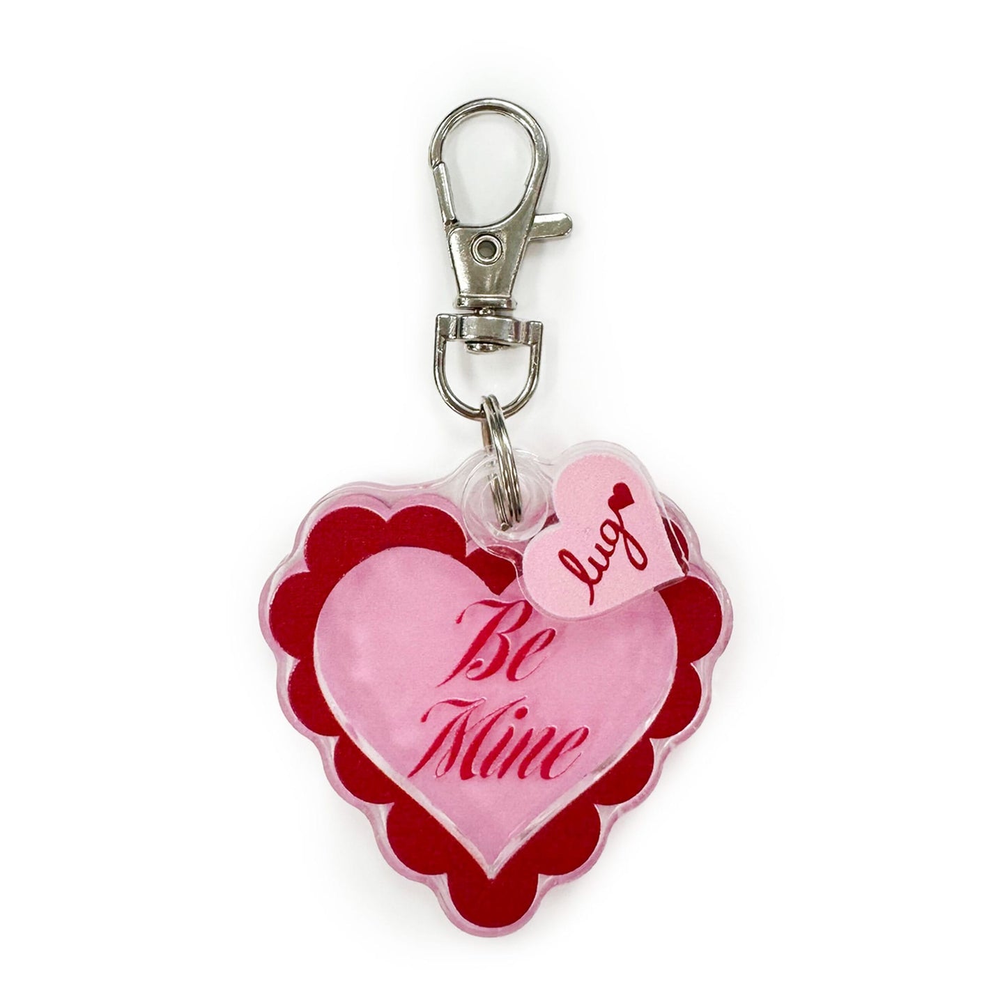 Valentine Acrylic Bag Charm