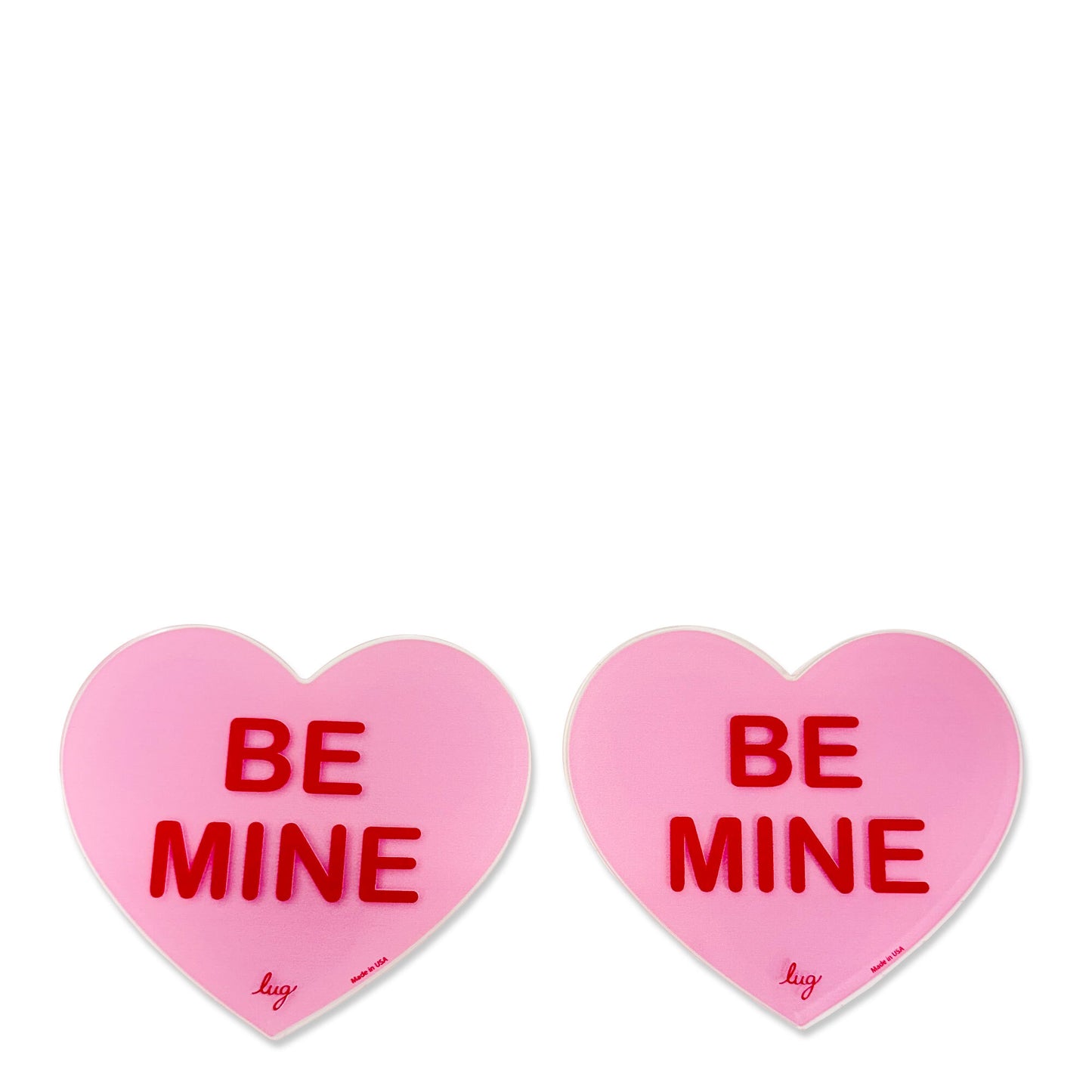 Valentine Acrylic Coasters 2pc Set