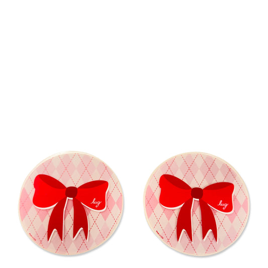 Valentine Acrylic Coasters 2pc Set