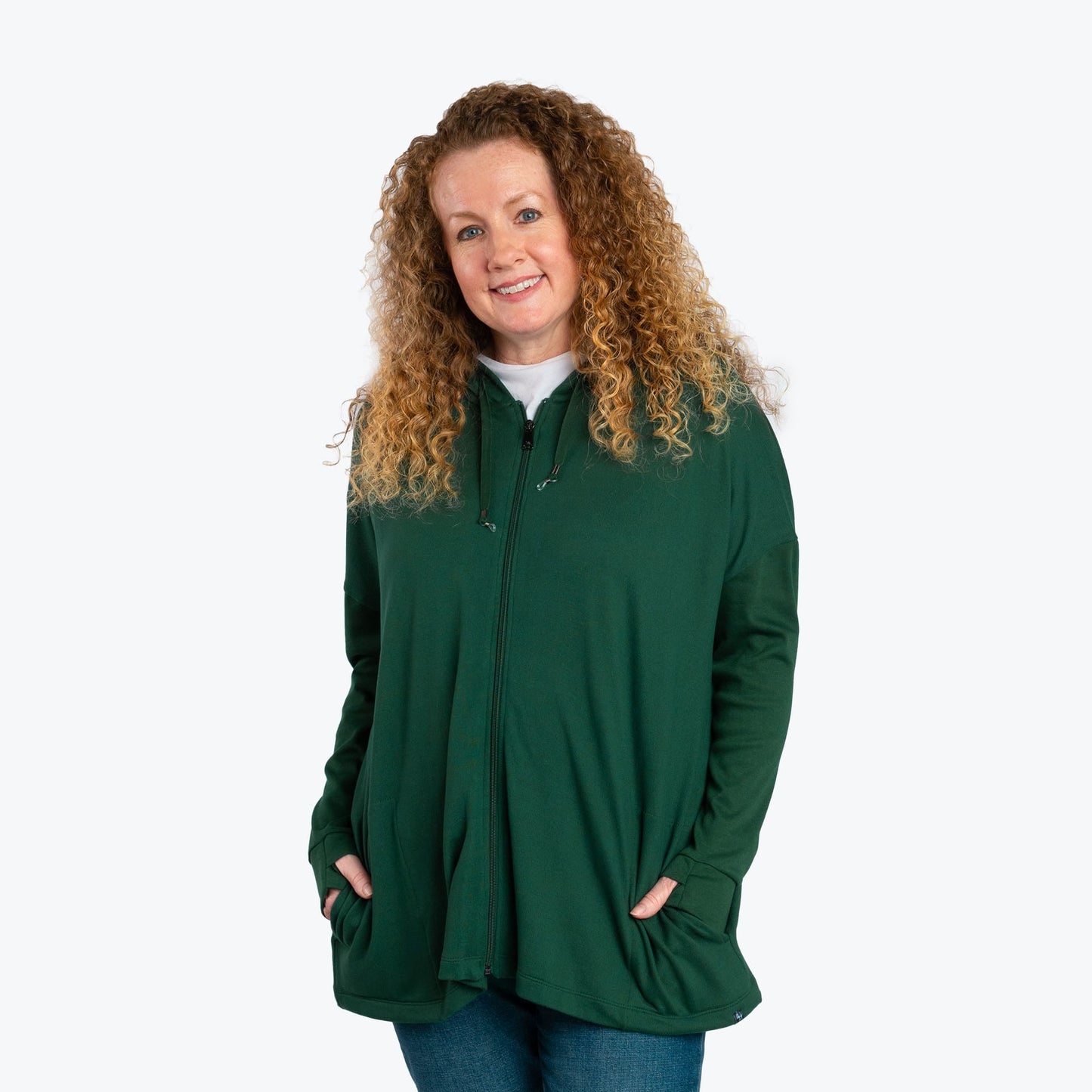 Bolero Brushed Sweater Knit Zip-Up *Final Sale**